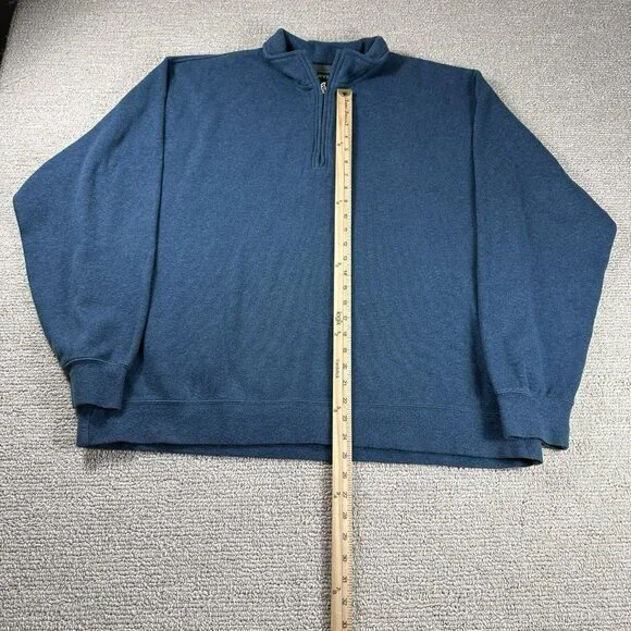 Orvis 1/4 Zip Pullover Sweater Sweatshirt Teal Men’s Size XXL - Picture 3 of 6